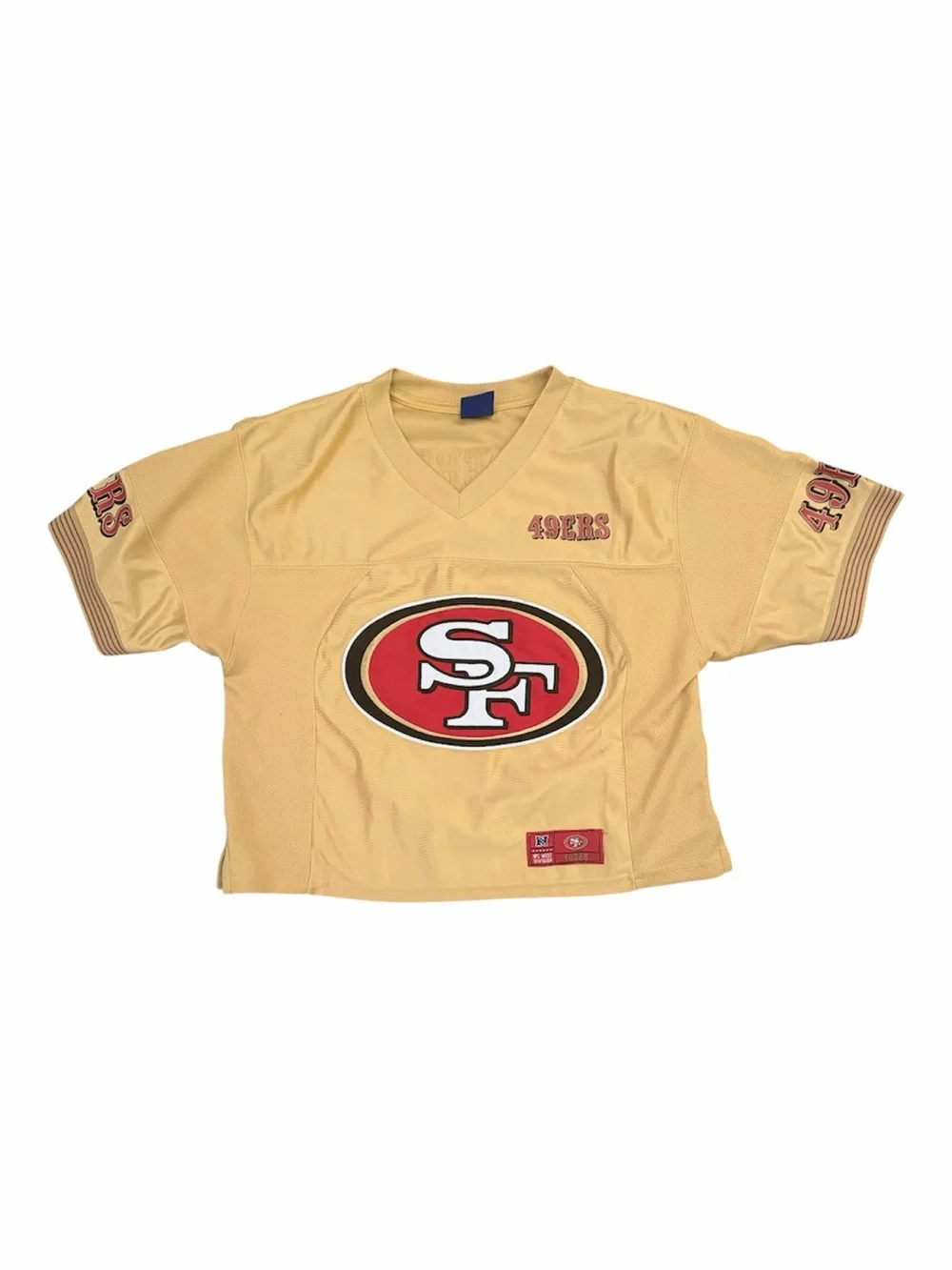 San Francisco 49ers Juniors Crop Jersey